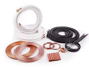 Tubo de cobre de 1/4 '3/8' aislado de espuma PE de 10m para sistemas HVAC divididos centrales Tubo de conexión de aire acondicionado - Product Image 6