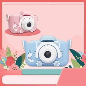 Cámara Digital Infantil con Diseño de Gatito, Pantalla HD de 2 Pulgadas, Función de Grabación con Ángulo Amplio de 180°, Juguete para Exteriores, Regalo para Niñas y Niños L1 - Product Image 2