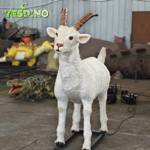 Modelo de cabra blanca realista de primera calidad, simulación interior altamente realista para decoración/exposiciones de centros comerciales públicos para el hogar - Product Image 2