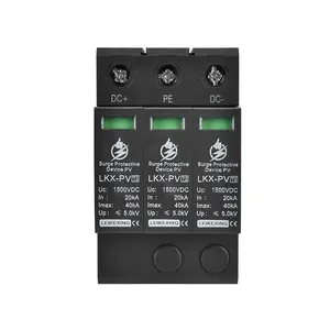 Hot Selling PV SPD 1500V T2 3P DC Surge Protector Spd Surge Protective Device