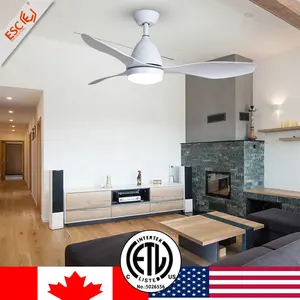 In Stocks Etl Usa Inverter Ceiling Fan 110v 3 Blades 48 Inch Energy Saving Ceiling Fan With Chandelier