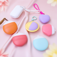 Porte-clés avec emballage de crème solaire, mini flacon de crème cosmétique, joli contenant de lotion, maquillage avec support pour porte-clés, 30 ml