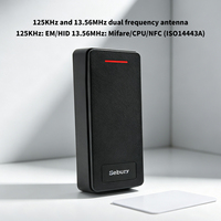 Lector de Tarjetas RFID Impermeable Wiegand 26-37bit 125kHz EM HID 13.56MHz Mifare NFC, Control de Acceso para Puertas, Cerradura Eléctrica IP65