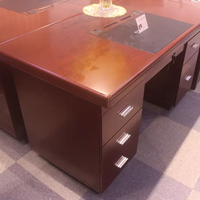 Bureau de direction en bois de haute qualité, Table en bois pour écriture, bureau d'ordinateur, bureau de patron