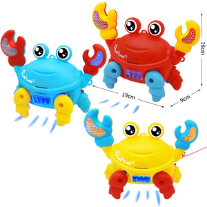 Cangrejo eléctrico de juguete con luces, música y movimiento para niños de 2 a 4 años, juguete de plástico unisex. - Product Image 3