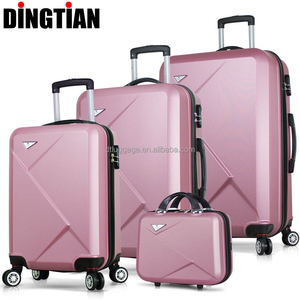 Wholesale Waterproof 4-Piece ABS Luggage Set with <strong>Small</strong> Bag Lightweight Trolley <strong>Suitcase</strong> with Spinner Wheels for Travel Business - Product Image 1