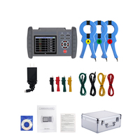 3-Phase Clamp Phase VA Meter AC Voltage Current Phase Frequency CT1 CT2 CT3 1000 Data Rechargeable OEM
