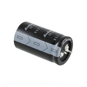 Condensateur original 220 uF à montage traversant 400USC220MEFCSN25X35 CAP ALUM 220UF 20% 400V SNAP TH - Product Image 1