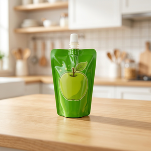 Multi Color Poly Packaging <strong>Bags</strong> Juice And Beverage Puree <strong>Bags</strong> Leak Proof Design With Suction Nozzle - Product Image 3