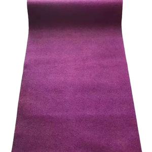 Rouleaux bon marché de tapis Non tissé aiguille perforée polyester exposition chinois tapis rouge mariage événement tapis mur à mur - Product Image 4