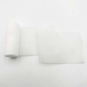 Di buona qualità cotone elastico Pbt conformante Stretch rotolo di garza fasciatura vendita monouso fornitura medicale - Product Image 2