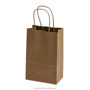 Bolsas de almacenamiento de papel Kraft Foshan, bolsa de vino de pie de papel Kraft personalizada, Mini bolsas de joyería de papel artesanal pequeño <span class=keywords><strong>Azul</strong></span> <span class=keywords><strong>Marino</strong></span> - Product Image 3
