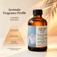 CAOX4815 Huile aromatique boisée au parfum frais de genévrier et lavande, certifiée sûre pour l'aromatisation commerciale de luxe