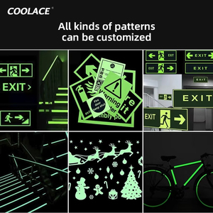 Sáng phim photoluminescent tự dính Vinyl phát sáng trong bóng tối có thể in bộ phim phát quang - Product Image 2
