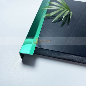 EX726 L Shaped Stainless Steel Tile Edge Trim Metal <b>Corner</b> Strip for Wall Ceramic Tile Decorative Finish - Product Image 5