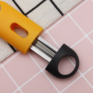 JOFI Portable <b>V</b> Shaped Cigar Cutter Stainless Steel Blade Black And Yellow Plastic Body <b>Bar</b> Shape For Cigar Accessories - Product Image 3
