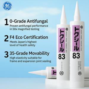 Mastic silicone neutre Tosseal 83 anti-moisissure non corrosif transparent en cartouche de 300 ml <span class=keywords><strong>pour</strong></span> l'emballage de construction - Product Image 3