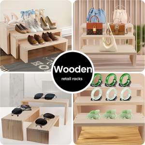 Exhibidores <span class=keywords><strong>de</strong></span> Madera <span class=keywords><strong>de</strong></span> 3 Niveles para Cupcakes, Joyería, Perfumes, Figuras Funko Pop - Product Image 3