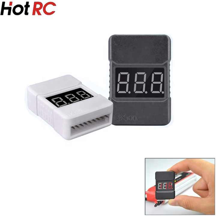 BX100 1-8S Tester Di Tensione Della Batteria Lipo/Allarme Cicalino - Foto 7