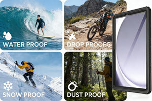เคสแท็บเล็ตสำหรับ Samsung Galaxy, A9 + A11บวก11นิ้ว2025กันน้ำใสสำหรับแท็บเล็ตสัตว์เลี้ยงที่มีฝาครอบป้องกันหน้าจอในตัว TPU - Product Image 4