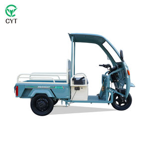 Tricycle électrique de transport lourd avec cabine et benne, <span class=keywords><strong>moto</strong></span>-tricycle commercial à 3 roues pour le transport - Product Image 4