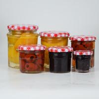 Wholesale Bonne Maman Glass Jam Jars 50ml-380ml Sizes with Screw Cap Seal for Sugar Use