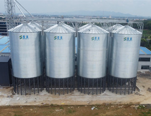 Silo en acier galvanisé pour le stockage des aliments, des semences, des céréales et des grains, de <span class=keywords><strong>30</strong></span>, 50, 100, 200, 500, 1000, 1500 tonnes - Product Image 5