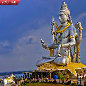 屋外の巨大なインドのブロンズシヴァ像 - Product Image 2