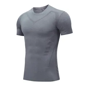 Limited Oversized Men's Gym Workout Fitness Sets Solid Pattern T-Shirts and Shorts for Running Sports Wear
