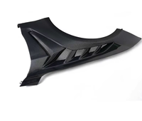 Garde-boue latéraux en fibre de carbone style GTD, accessoires de garde-boue extérieur pour Ford Mustang Ecoboost GT 2018-2023