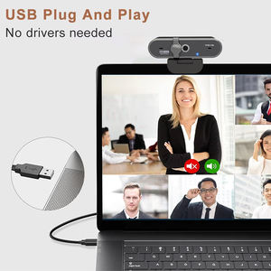 كاميرا ويب <span class=keywords><strong>QHD</strong></span> 1944 للكمبيوتر مع مستشعر CMOS، مخصصة للتعرف على الوجه والتركيز التلقائي، متوفرة للاجتماعات - Product Image 3