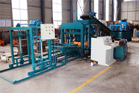 Machine à fabriquer des blocs de construction, machine automatique de fabrication de blocs creux et pleins en béton avec pression hydraulique
