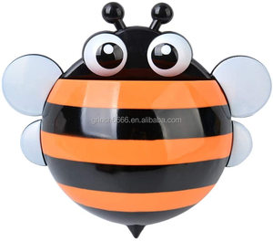 2026 soporte para cepillo de dientes de abeja encantadora soporte para cepillo de dientes de abeja de dibujos animados estantes de almacenamiento de abeja multifunción estante para cepillo de dientes succionado - Product Image 2