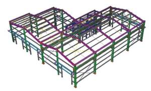 <span class=keywords><strong>Costruzione</strong></span> moderna della struttura d'acciaio del gancio dell'aeromobile di progettazione per lo stoccaggio economico dell'aeromobile - Product Image 6