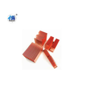 Refroidisseur de cuivre à ailettes évasées haute Performance refroidissement par Air personnalisé dissipateur de chaleur en aluminium coupe profil-T soudage par flexion - Product Image 1