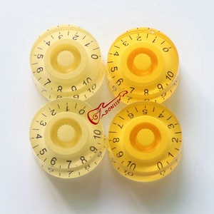 Donlis Factory Wholesale Plastic Speed LP <strong>Guitar</strong> <strong>Knob</strong> in Cream Yellow Fluorescent Green Colors - Product Image 4