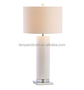 Lámpara de Mesa de Tubo de Mármol Blanco para Decoración del Hogar, Dormitorio, Vestíbulo de Hotel, Habitación de Hotel, Sala de Estar - Product Image 1