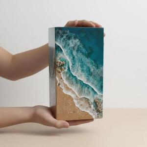 Urna de Madera con Resina Epoxi, Diseño Moderno para Decoración del Hogar, Precio Directo de Fábrica - Product Image 4