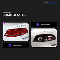 Conjunto de luces traseras LED completas para VW Magotan Passat B7 2012-2016, secuenciales, con función de freno, Canbus, Plug and Play, autopartes