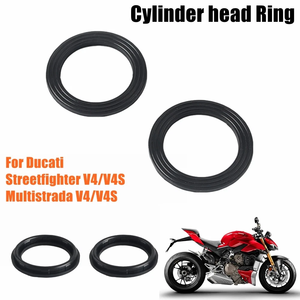 Bague d'étanchéité hydraulique en silicone pour <span class=keywords><strong>Ducati</strong></span> Streetfighter V4/V4S Multistrada V4/V4S, 2 pièces - Product Image 3
