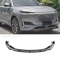 Diffuseur de pare-chocs avant de voiture, spoiler noir brillant, kit carrosserie pour Chang'an UNI-K 2021-2023, protection de pare-chocs, accessoires de voiture