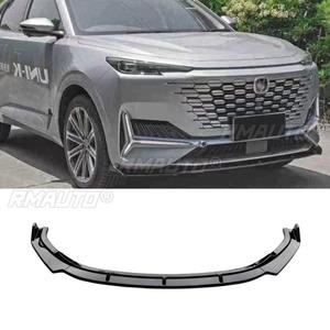 <b>Car</b> Front Bumper Lip <b>Diffuser</b> Spoiler Glossy Black Body Kit <b>for</b> Chang'an UNI-K 2021-2023 Bumper Protector <b>Car</b> Accessories - Product Image 1