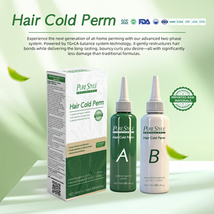 Crema per permanente a freddo PureStyle per lisciare e arricciare i capelli, non danneggiante, profumo fresco, 20 anni di esperienza, certificata MSDS, vendita all'ingrosso - Product Image 6