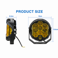 Tout nouveau faisceau de tache universel de haute qualité antibrouillard jaune pour voitures motos 12V Modification auxiliaire Trontech TT-SL-26