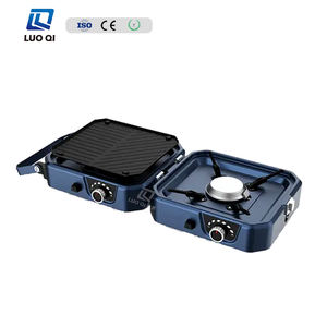 Mini Estufa de Gas Americana Estándar para Acampar al Aire Libre, Cocina Plegable de Doble Parrilla, Material de Hierro con Recubrimiento <span class=keywords><strong>en</strong></span> Polvo, <span class=keywords><strong>en</strong></span> Existencia - Product Image 6