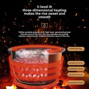 Cuisinière à <span class=keywords><strong>riz</strong></span> <span class=keywords><strong>Panasonic</strong></span> IH originale importée 3L, utilisation domestique intelligente, 3-4 personnes, authentique, officielle, PAC100, affichage LCD, cuisson rapide du <span class=keywords><strong>riz</strong></span> - Product Image 2