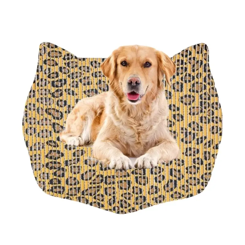 Portable antidérapant lapins étanche pour animaux de compagnie chat litière tapis tapis d'alimentation pour animaux de compagnie absorbant chien tapis pour la nourriture