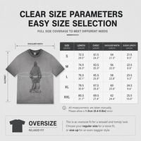 T-shirt en coton épais 275G pour hommes, style vintage délavé, broderie graphique, coupe oversize, streetwear – Fournisseur en gros