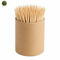Cure-dents en bambou pour apéritifs, 200 pièces, brochettes décoratives fantaisie pour fruits, fournitures pour planches à charcuterie, naturelles