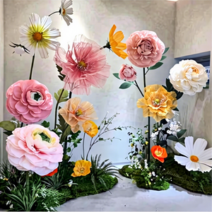 Set de Rosas Gigantes Artificiales de <span class=keywords><strong>EVA</strong></span> Personalizadas para Decoración de Bodas, Fiestas, Escaparates y Exhibiciones - Product Image 4